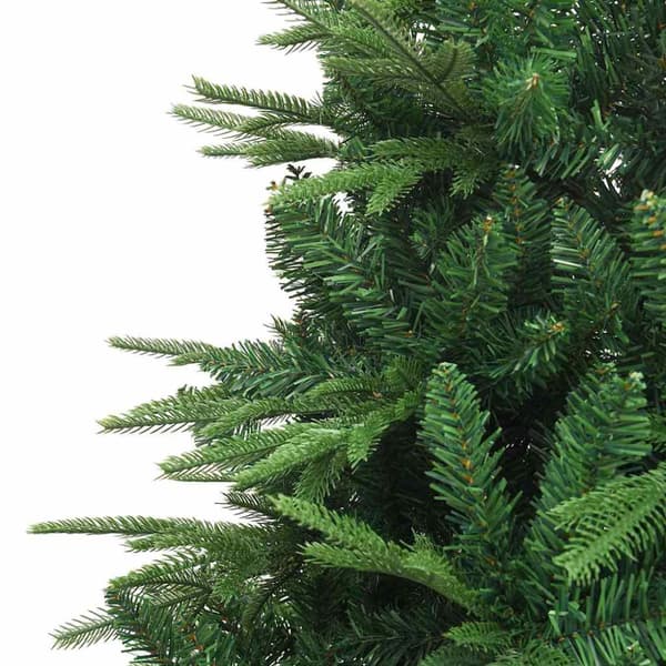 Konstgjord Förbelyst Julgran med Bollsats Grön 180 cm