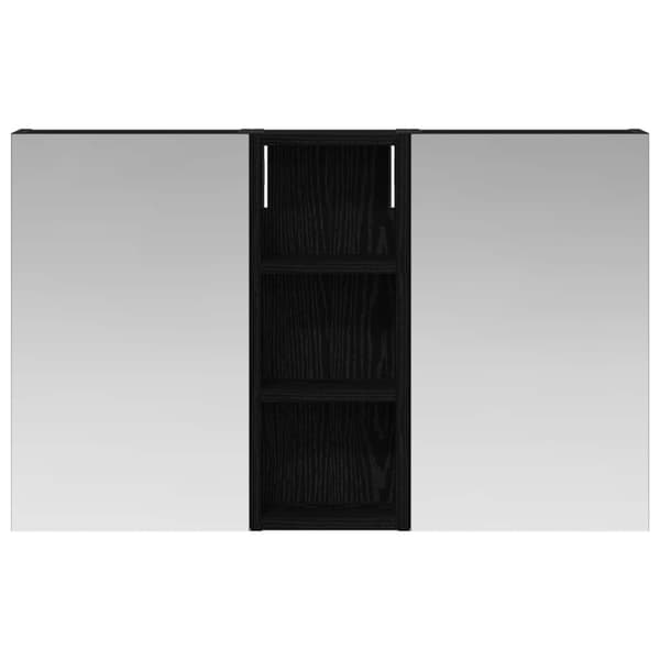 Badrumsskåpsset 3 st 80 x 10,5 x 50 cm Konstruerat trä