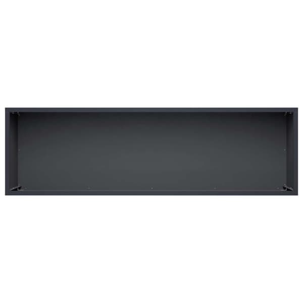 Trädgårdsplanterare 2 st Antracit 100 x 30 x 30 cm