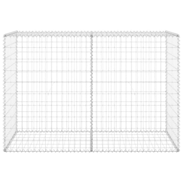 Gabionmur galvaniserat stål 150x60x100 cm