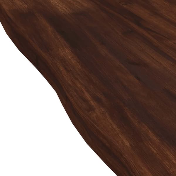 Rektangulärt Bordsskiva 90 x 50 x 3,5 cm Rektangulär Mörkbrun