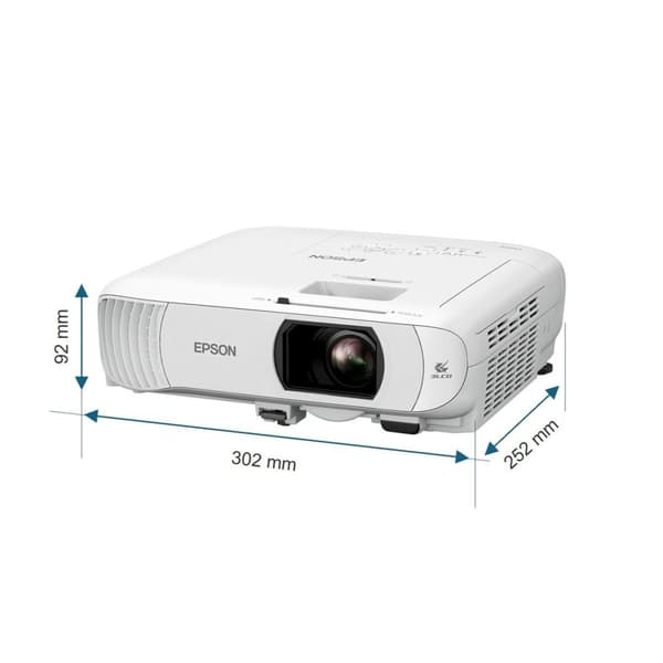 Epson EH-TW840 - 3LCD-projektor - bärbar - vit