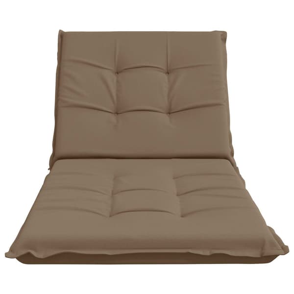 Solstol Kudde GEMERT 100% Polyester Taupe 190 x 90 x 9 cm