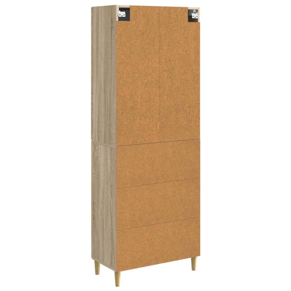 Skåpset 2 pcs Konstruerat trä