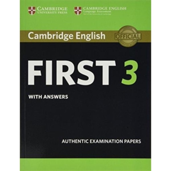 Cambridge English First 3 Student's Book with Answers (häftad, eng)