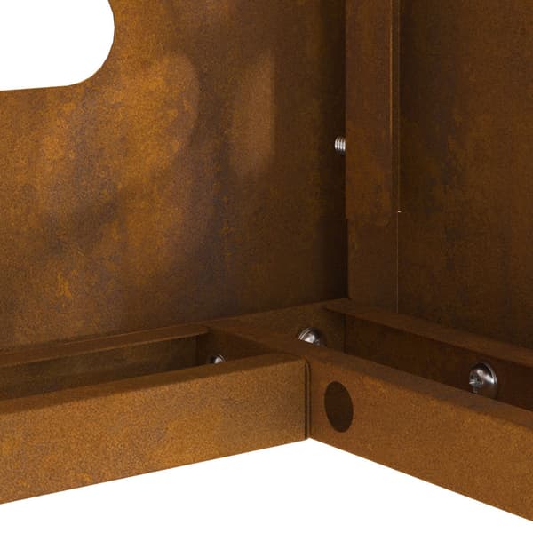 Täckning för Luftkonditionering Rostig 110 x 50 x 105 cm