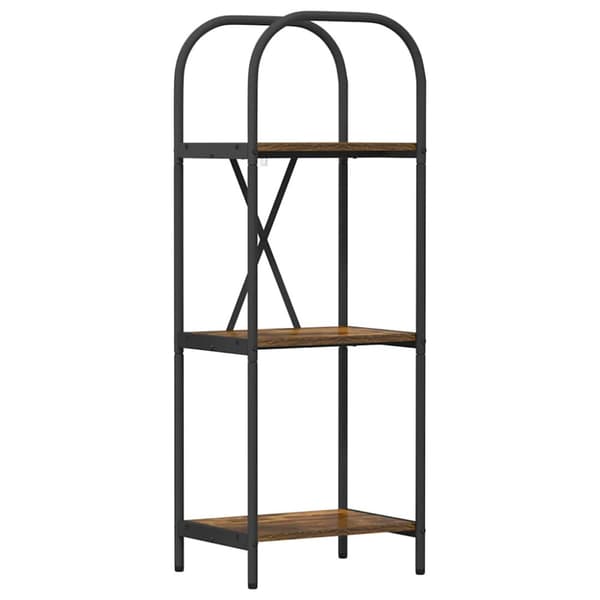Hyllsystem Rökt ek 40 x 30 x 109 cm Konstruerat trä