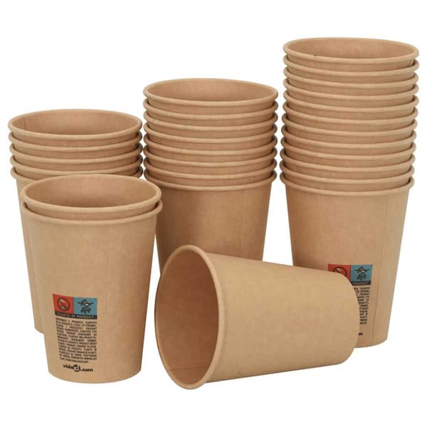 Kaffekoppar i papper 1000 st 12oz 300ml brun