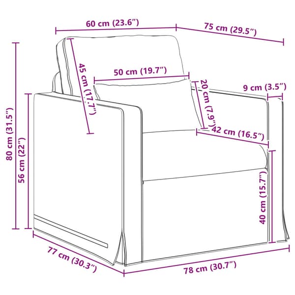 Soffset 2 pcs Mörkgrön 139 x 78 x 80 cm tyg