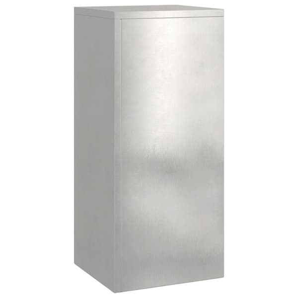 Växtställ 2 pcs Silver 24 x 24 x 55 cm Rostfritt stål