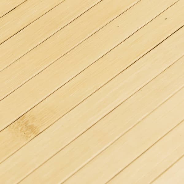 Matta rektangulär ljus naturlig 60x200 cm bambu