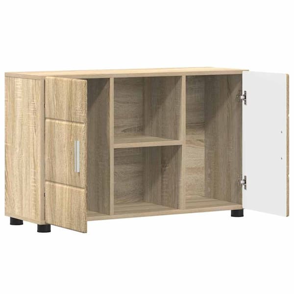 Sideboard FLORIN 88,5 x 30,5 x 55,5 cm Sonoma-ek