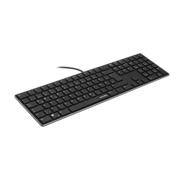 Speedlink - RIVA Slim Metal Scissor Keyboard, black - Nordic Layout