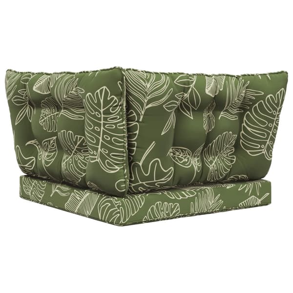 Utomhus Soffa Kudde 3 pcs Bladdesign Polyester