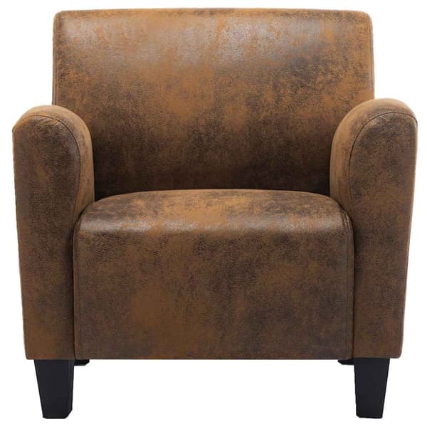Soffa brun 70x69x72 cm konstläder