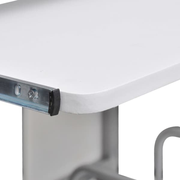 Datorbord vit 110x52x88,5 cm konstruerat trä