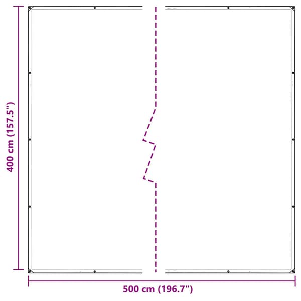 Tarpulin Transparent 4 x 5 m PVC