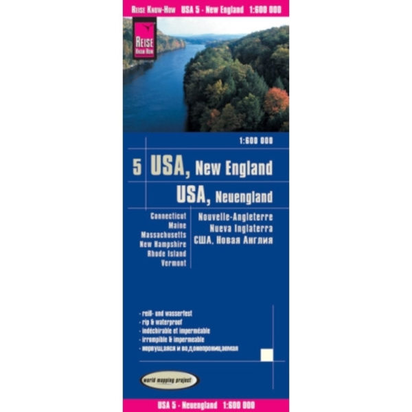 USA 5 New England (1:600.000)