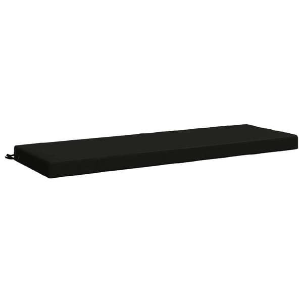 Bänk kudde SOEST 100% Polyester Svart 150 x 50 x 8 cm