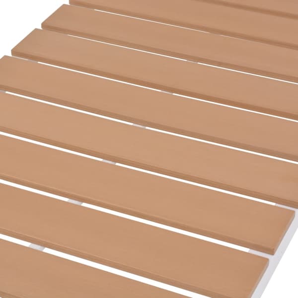 Solsäng aluminium och WPC brun