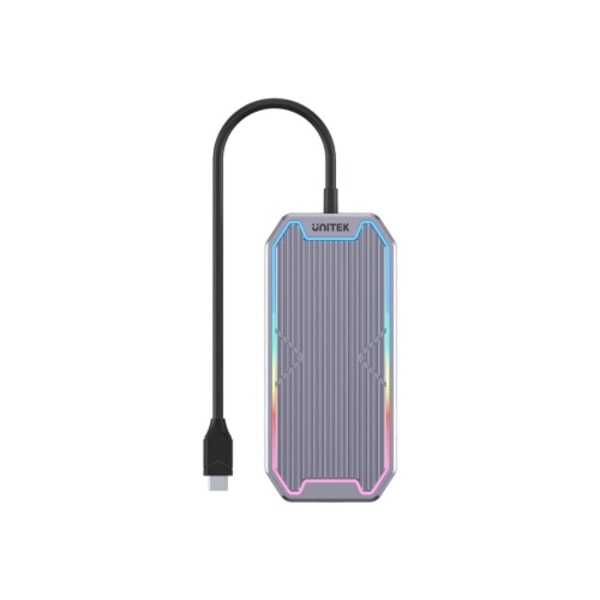 Unitek uHUB S7+ - dockningsstation - USB-C 3.2 Gen 2 / Thunderbolt 3 - HDMI - 1GbE