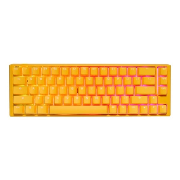 Ducky One 3 SF - tangentbord - QWERTY - amerikansk - yellow ducky Inmatningsenhet