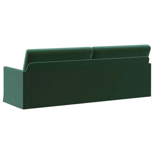 3-sitssoffa Mörkgrön 220 x 81 x 82 cm Sammet (V)