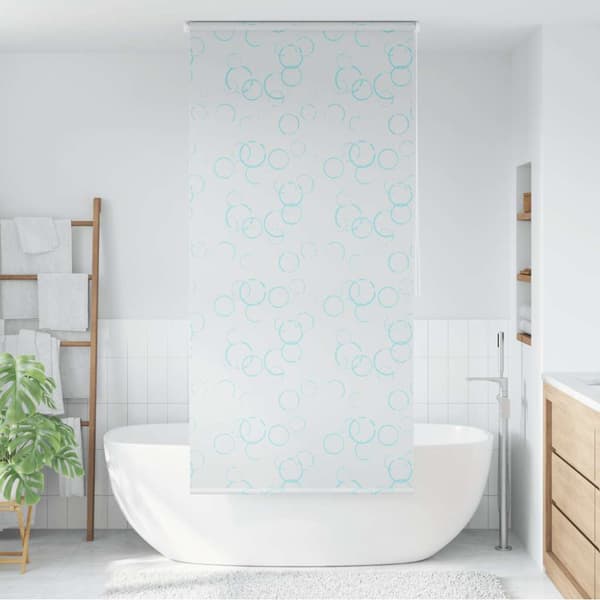 Rullgardin för dusch 100x240 cm bubbla