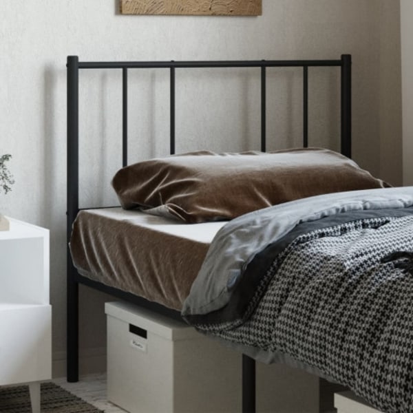 Huvudgavel metall svart 100 cm