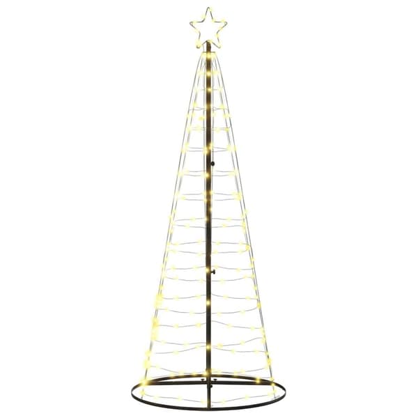 LED julgran 200 LEDs varmvit 180 cm