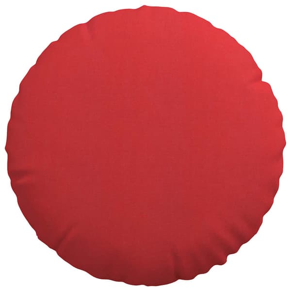Sittkuddar 2 pcs Röd Ø50 x 19 cm tyg