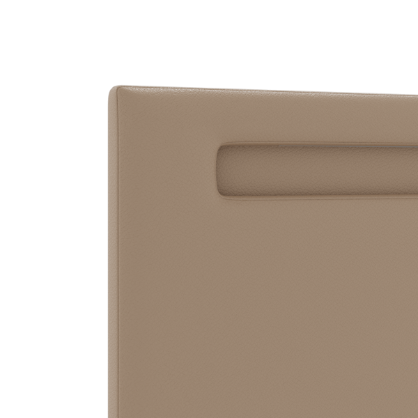 LED huvuddyna Cappuccino 180 cm Konstläder