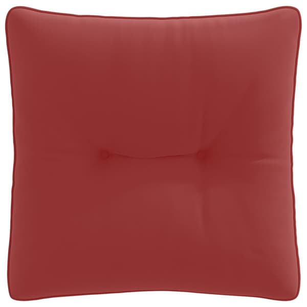 Ryggkudde PUTTEN 100% Polyester Vinröd 40 x 40 x 10 cm