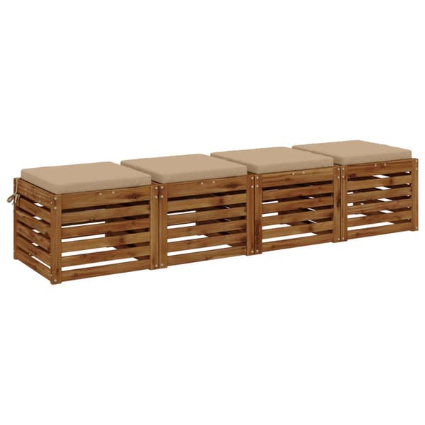 4-delade Sittdynor SOEST 4 st 100% Polyester Sand