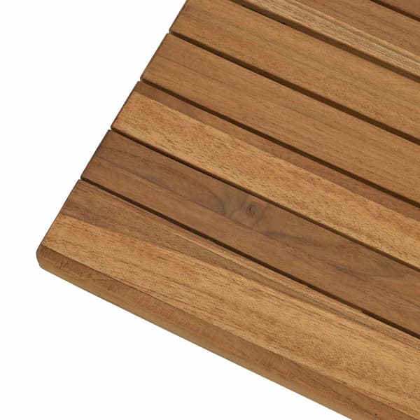 Bordsskiva 90 x 45 x 3,5 cm Rektangulär Massivt teakträ