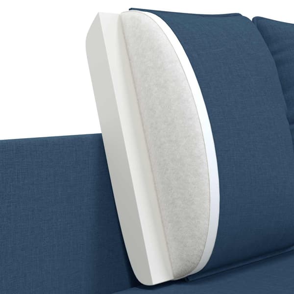 2-sits soffa Blå 188 x 81 x 89 cm Tyg