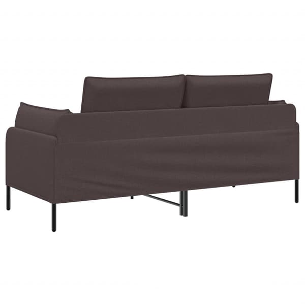 2-sits soffa Mörkbrun 188 x 81 x 89 cm Tyg
