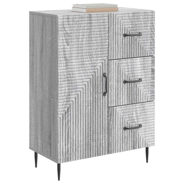 Sideboard Grå sonoma-ek 66 x 34,5 x 89,5 cm Konstruerat trä