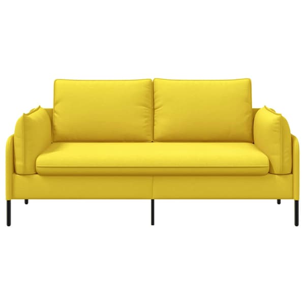 2-sits soffa Ljusgul 188 x 81 x 89 cm Tyg