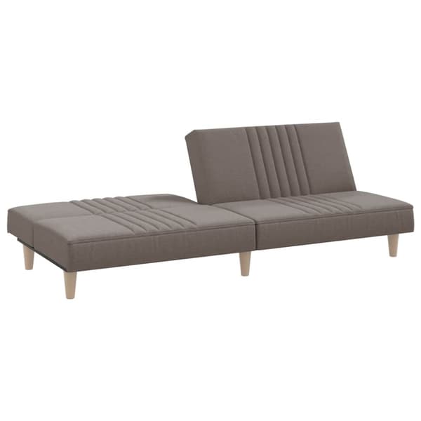 Bäddsoffa taupe tyg