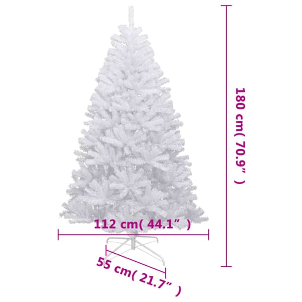 Plastgran med snö gångjärn 180 cm