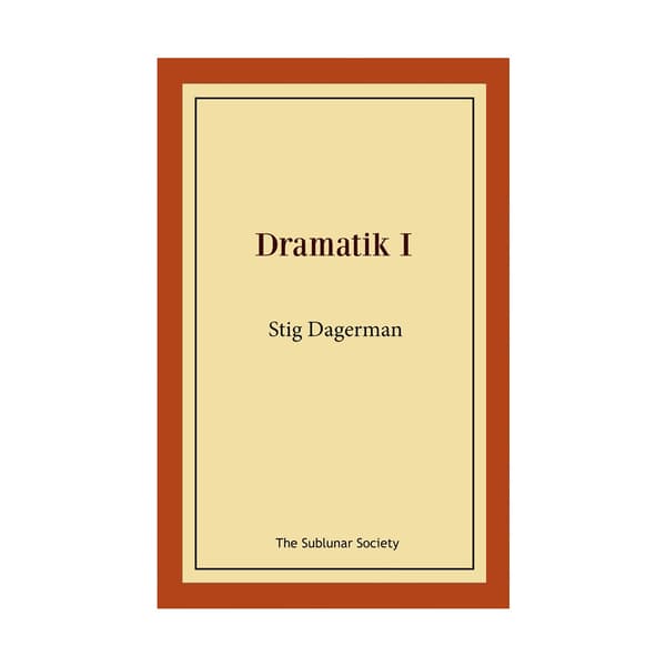 Dramatik I (häftad)