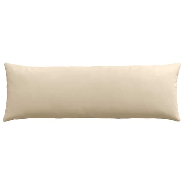 Sofakuddar 2 pcs Kräm 120 x 40 cm tyg