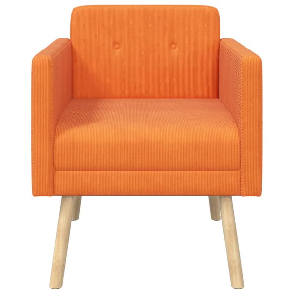 Accentfåtölj Orange Manchestertyg