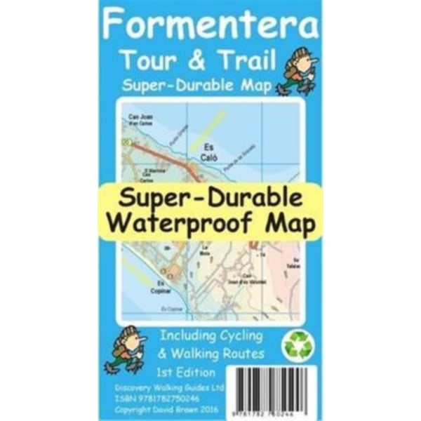 Formentera Tour and Trail Super Durable Map