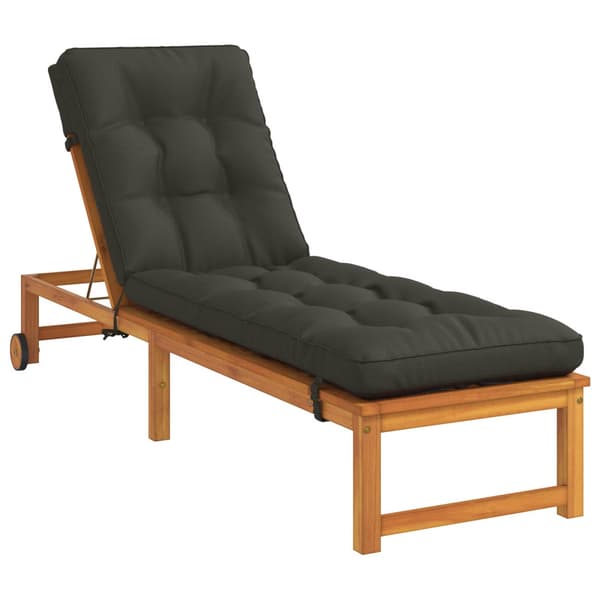 Solstol Kudde VIANEN 100% Polyester Antracit 200 x 60 x 8 cm