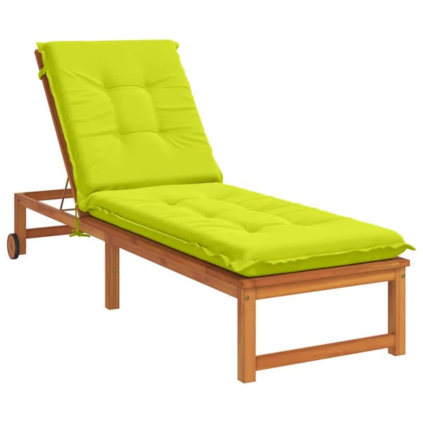 Solstol Kudde GEMERT 100% Polyester Klart grön. 190 x 60 x 9 cm
