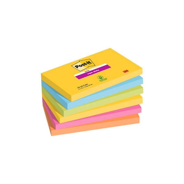 Notes POST-IT SS Carnival 76x127mm 6/fp