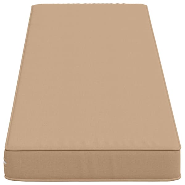 1-delad Bänk Kudde VUGHT 100% Polyester Sand 120 x 30 x 5 cm
