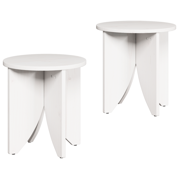 Kaffeebord 2 pcs Vit